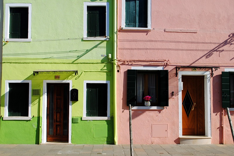 Isola Burano Venezia case colorate (1)